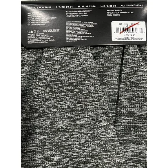 NWT AMERICAN EAGLE Training Boxer 4" Inseam Sz XXL Green - Picture 2 of 3